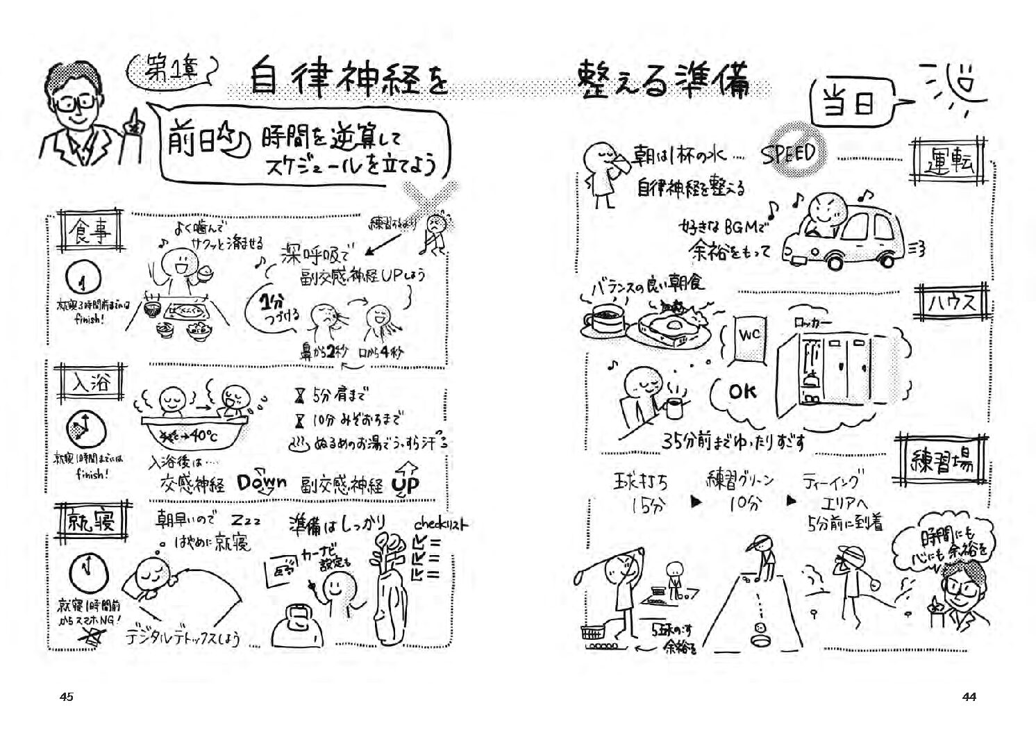 –　ゴルフが上達する自律神経72の整え方　法研